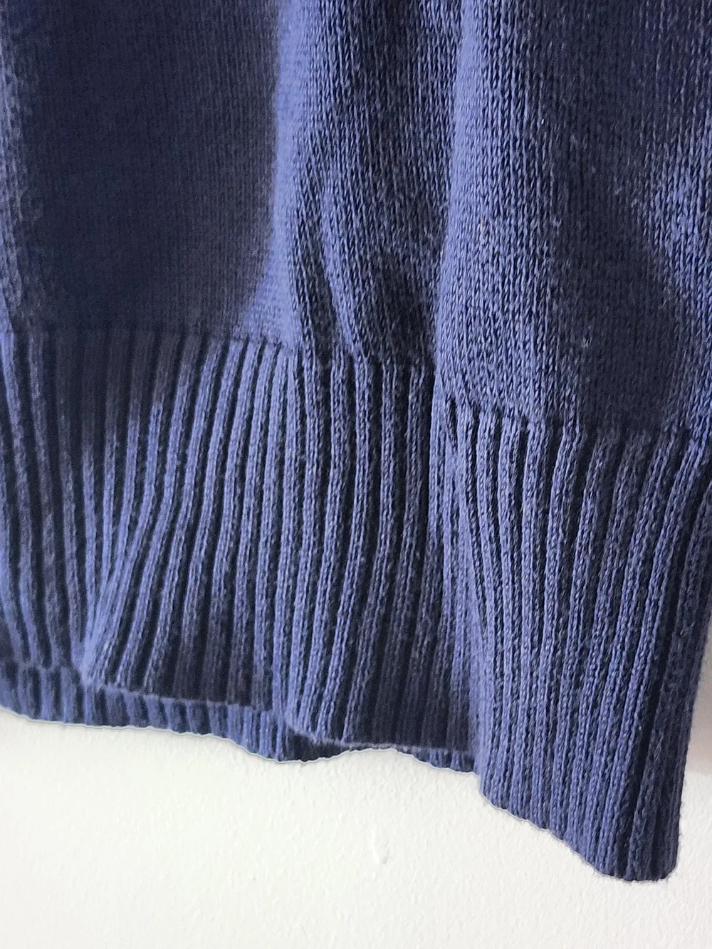 Polo by Ralph Lauren Kids Sweater Vest Boy Sz M (10-12) Blue V-Neck Pima Cotton